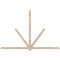 Ekena Millwork Kennewick Smooth Timber Gable Bracket, Douglas Fir, 108"W x 72"H x 3 1/2"D x 3 1/2"F, 16/12 Pitch GBW108X72X0404KEN00SDF - alternate 1